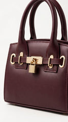 Mini Padlock Top Handle Bag