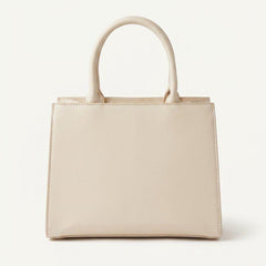 Textured Panel Structured Satchel